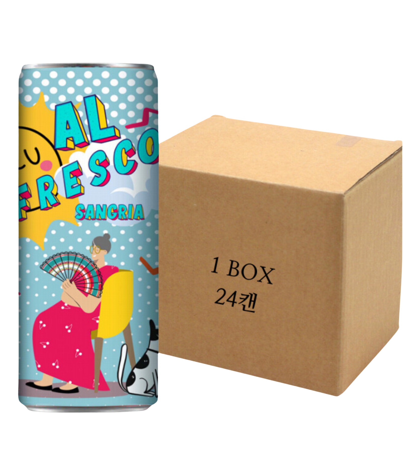 알 프레스코 샹그리아 250ml (24입, 캔와인)