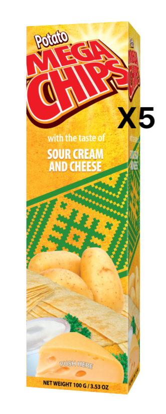 메가칩스 사워크림 치즈 X 5개