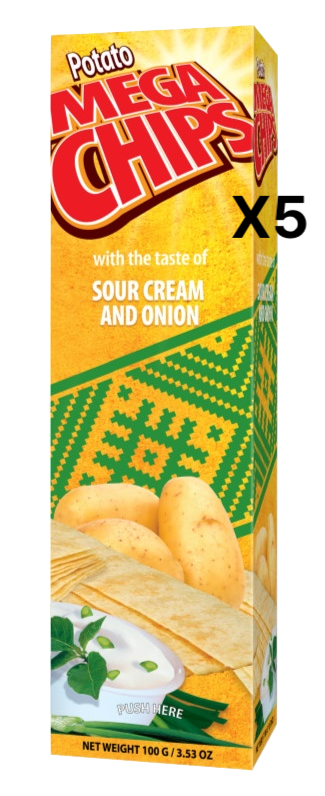 메가칩스 사워크림 어니언 X 5개