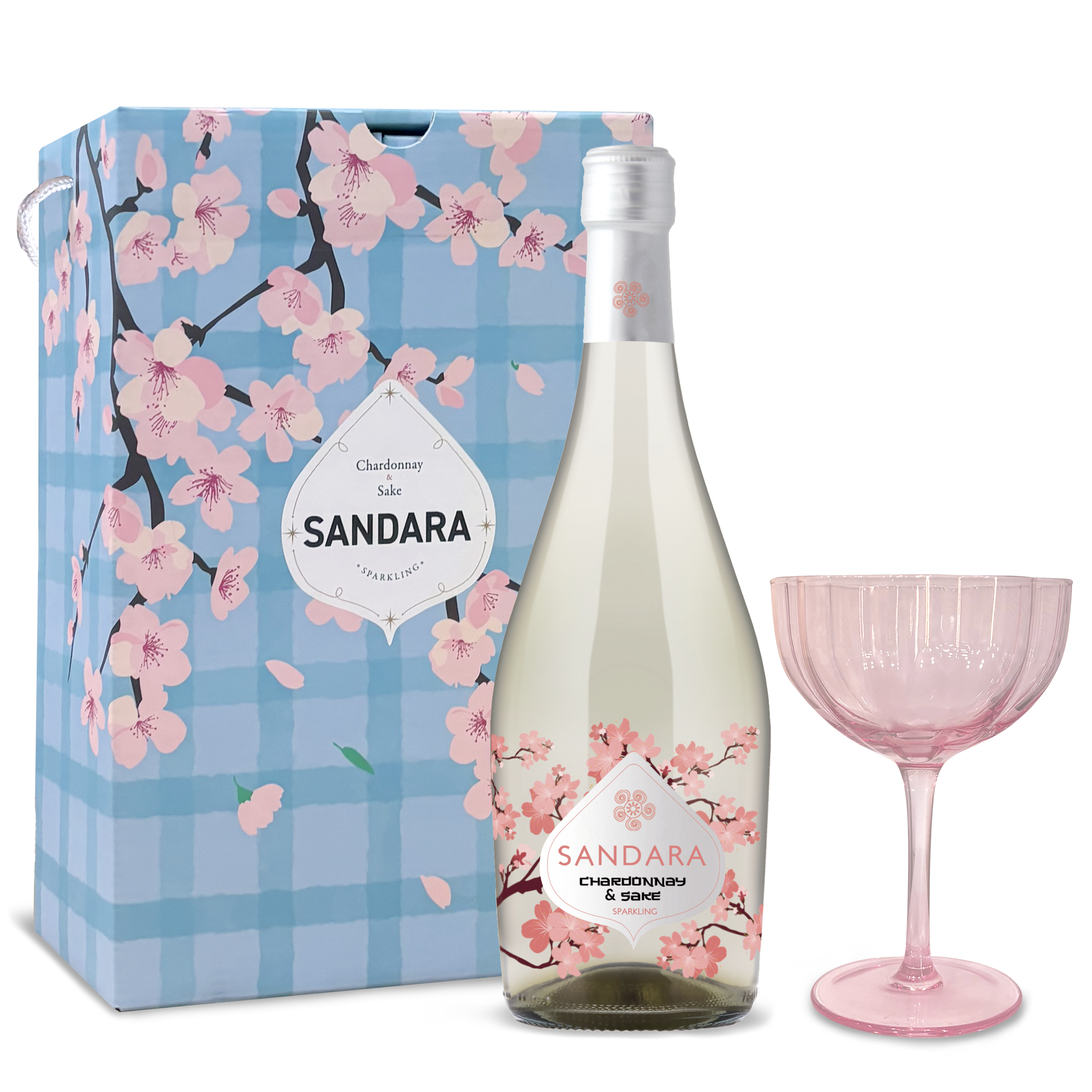 산다라 샤르도네 & 사케 세트